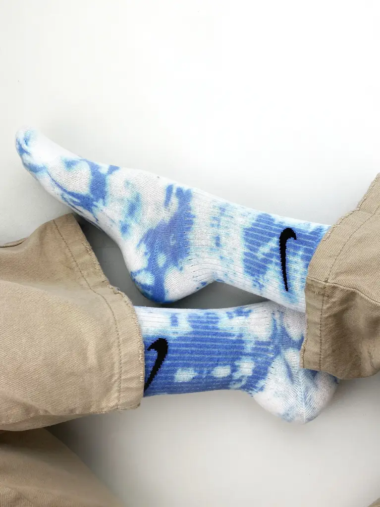 Бавовна tie-dye Nike без резинки шкарпетки - фото 1